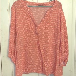 2x Coral and White Saint Tropez West Shirt